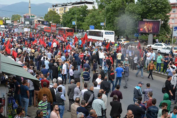 Protestë e shqiptarëve: më shumë se 5.000 demonstrues, sigurim enorm i policisë
