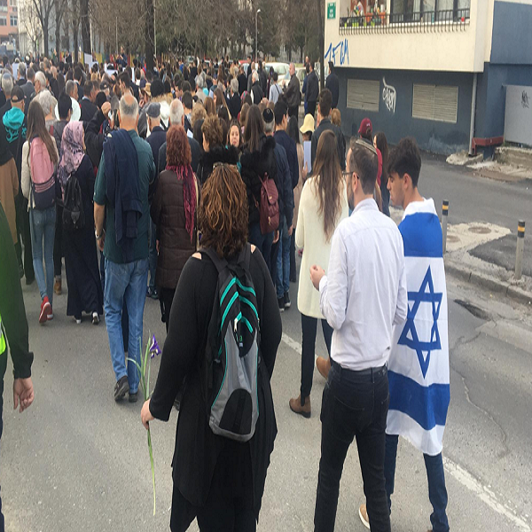 Marshi i të gjallëve në Shkup në kujtim të hebrenjëve të deportuar të Maqedonisë