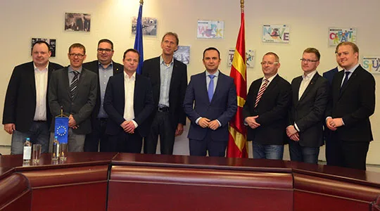 Osmani u takua me delegacionin e Lëvizjes Panevropiane nga Gjermania dhe Austria