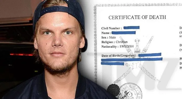 Publikohet çertifikata e vdekjes së DJ Aviciit, detaji që iu bëri përshtypje të gjithëve