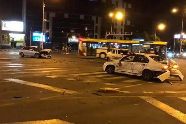 Aksident i rëndë trafiku te kisha e madhe në Shkup