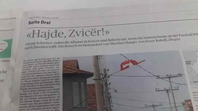 “Hajde Zvicër”, gazeta zvicerane shkruan shqip para ndeshjes me Suedinë