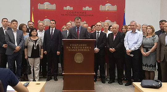 Deputetët e VMRO-DPMNE-së në koordinim me udhëheqjen partiake