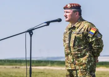 Delegacioni i Forcave të armatosura të Rumanisë për vizitë në Republikën e Maqedonisë së Veriut