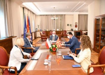 Xhaferi në takim me ambasadorin polak Ticinjski