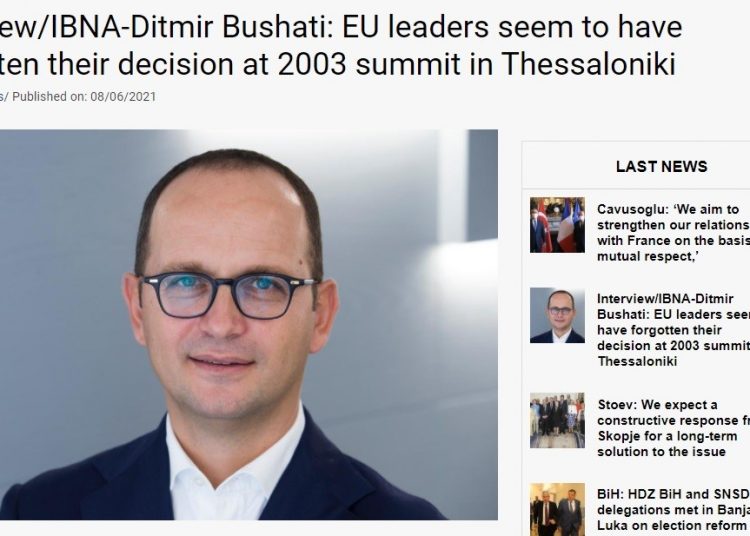 Bushati: Liderët e BE-së sikur e harruan vendimin për Ballkanin Perëndimor nga Samiti i Selanikut