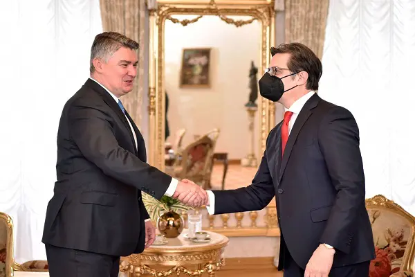 Presidenti Pendarovski bën një vizitë zyrtare në Kroaci