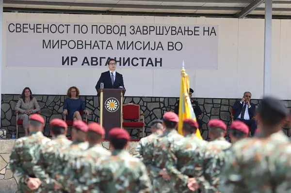 Pendarovski: Ushtarët tanë kanë treguar se ata janë të trajnuar profesionalisht në përputhje me standardet më të larta të NATO-s