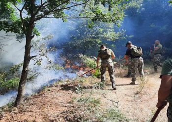 QMK: Dhjetë zjarre aktive në rajonin e Maleshevisë, Shtipit, Sveti Nikollës, Shkupit, Prilepit dhe Kumanovës