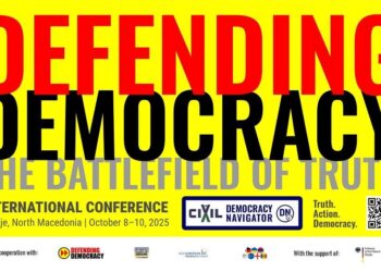 Konferenca Ndërkombëtare “Mbrojtja e Demokracisë: Fushëbeteja e së Vërtetës” do të mbahet në Shkup (program i plotë)